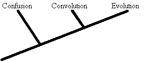 Confusion to Evolution cladogram