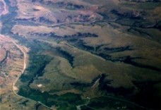 Coulees from the air